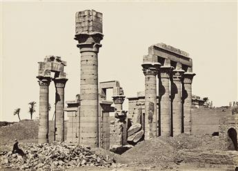 FRANCIS FRITH (1822-1898) A suite of 8 photographs from Egypt and Greece. 1857.